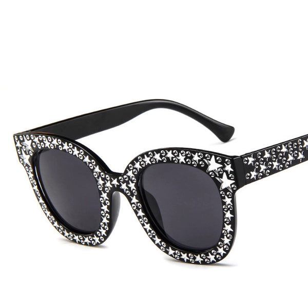 Olivia Full Stars Cat Eye Sunglasses