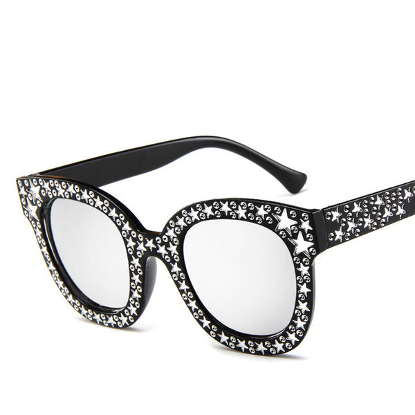 Olivia Full Stars Cat Eye Sunglasses