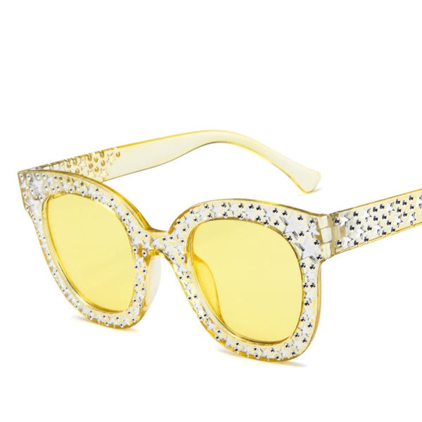 Olivia Full Stars Cat Eye Sunglasses