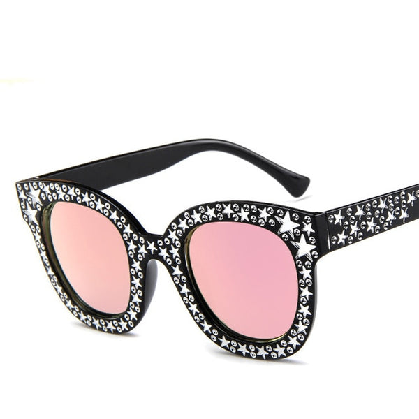 Olivia Full Stars Cat Eye Sunglasses